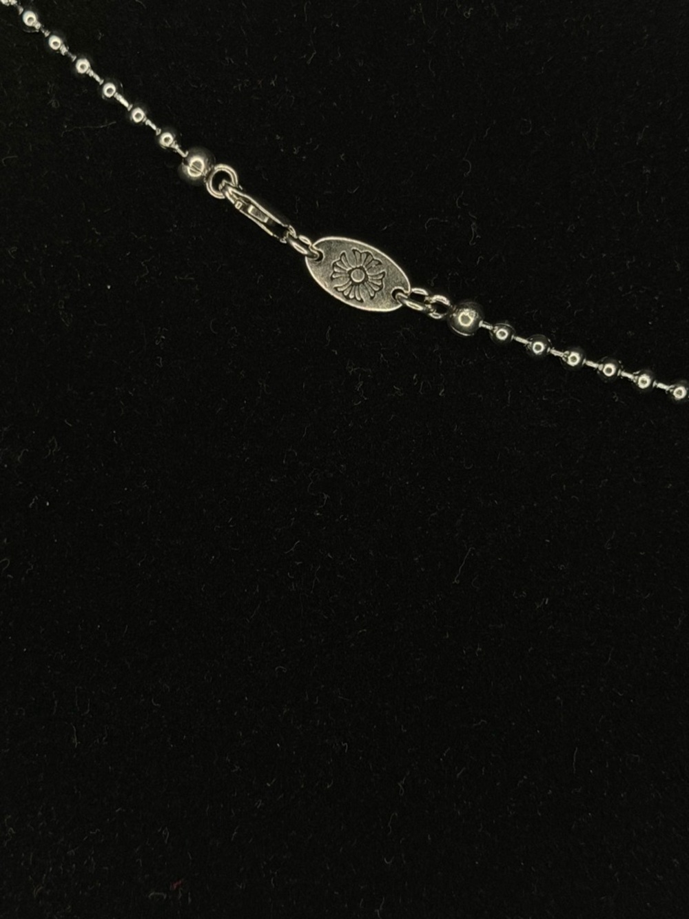 Chrome Hearts Big Floral Cross Unisex Necklace - Picture 4 of 5